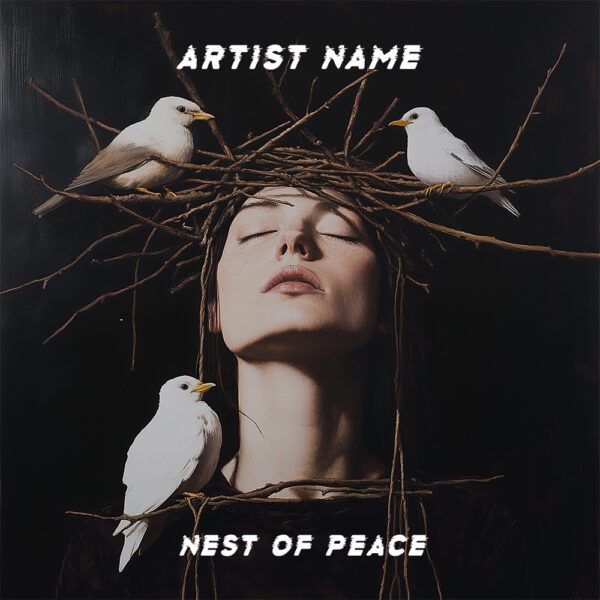 Nest of Peace - Minimalist Music Album Cover Art" title="Nest of Peace - Minimalist Music Album Cover Art