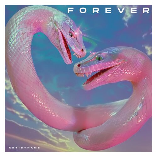 Forever Cover Art Work - A timeless and elegant music album cover design.