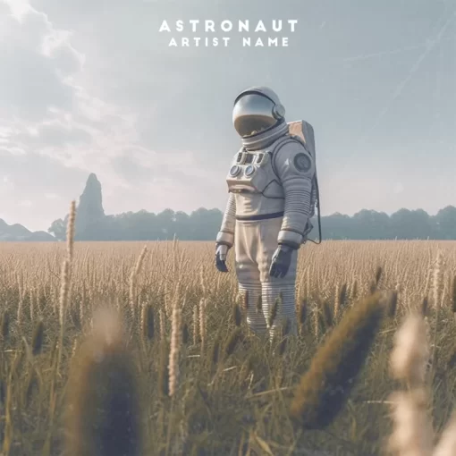 Astronaut The text on the Cover Art is just a placeholder, your title and logo will be added to the design after purchase. If you have a different font you want to use, please attach it. You will also get the Cover Art image without the logo and text which you can use for other promotional contents. This Cover Art size is 3000 x 3000 px, 300dpi, JPG/PNG and can be used on all major music distribution websites