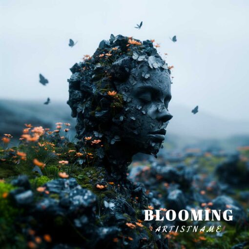 BLOOMING The text on the Cover Art is just a placeholder, your title and logo will be added to the design after purchase. You will also get the Cover Art image without the logo and text which you can use for other promotional content. This Cover Art size is 3000 x 3000 px, 300 dpi, JPG/PNG, and can be used on all major music distribution websites.