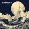 sailing ship stormy sea album cover art - Before Anything vintage engraving nautical design for indie and folk artists