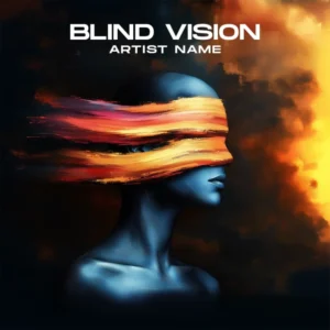 Blind Vision Spotify Canvas design in 1080x1920 resolution, featuring a bold and vibrant animated video for Spotify, TikTok, and Instagram Stories. High-quality loop-ready MP4 with optional matching Album Cover Art.