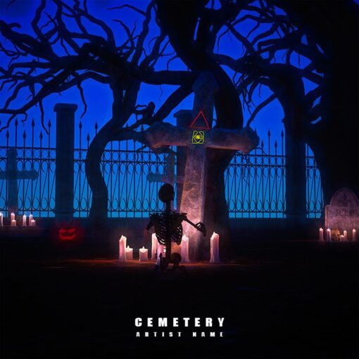 Cemetery pre-made Album Cover : Are you a musician, artist, band, DJ, producer, or record label in need of the perfect album cover art for your song, single, EP, album, or mixtape? Rest assured, we've got you covered. Cemetery pre-made Album Cover is the ideal solution for you. Cemetery pre-made Album Cover is available for digital download, designed to fit album covers, singles, EPs, or mixtapes. Our pre-made album arts are fully prepared for purchase and come with a fast delivery guarantee. Easily create and organize your album artwork all in one place, then seamlessly distribute it to numerous music platforms and streaming services, including Spotify, Apple Music, Soundcloud, Bandcamp, YouTube Music, Tidal, Amazon Music, Deezer, Pandora, Qobuz, FitRadio, Musixmatch, Brain FM, Calm, Headspace, Instagram, YouTube, Facebook, Pinterest, Twitter, TikTok, Linkedin, and many more, with just a single click. We take pride in offering high-quality music cover art at affordable prices. Cemetery pre-made Album Cover is versatile and suits a wide range of music genres, including but not limited to Pop, Rap, Hip Hop, R&B, Soul, Rock, Post-Rock, Punk, Indie, Alternative, Psychedelic, Ambient, Chill, Dance, Electronic, Dubstep, EDM, Hardcore, House, Techno, Trance, Fantasy, Folk, World, Dark, Metal, Heavy Metal, Thrash Metal, Metalcore, Death Metal, Doom Metal, Black Metal, Instrumental, Soundtrack, and various other music genres. Outsource your album art. our is to create professional graphic designs and illustrations that elevate musicians, producers, bands, and artists’ music into visual imagery.