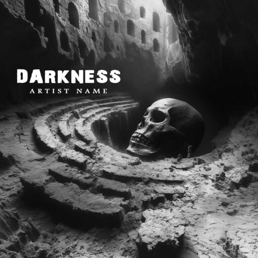 Darkness The text on the Cover Art is just a placeholder, your title and logo will be added to the design after purchase. You will also get the Cover Art image without the logo and text which you can use for other promotional content. This Cover Art size is 3000 x 3000 px, 300 dpi, JPG/PNG, and can be used on all major music distribution websites.