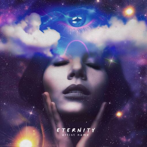 ETERNITY The text on the Cover Art is just a placeholder, your title and logo will be added to the design after purchase. You will also get the Cover Art image without the logo and text which you can use for other promotional content. This Cover Art size is 3000 x 3000 px, 300 dpi, JPG/PNG, and can be used on all major music distribution websites.