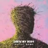 a person's silhouette with yellow and pink paint cover artwork