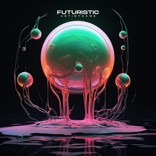 Futuristic Album Cover Artwork