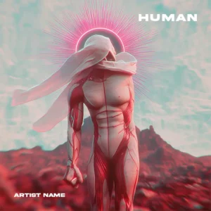 a person in a body suit Album Cover Artwork