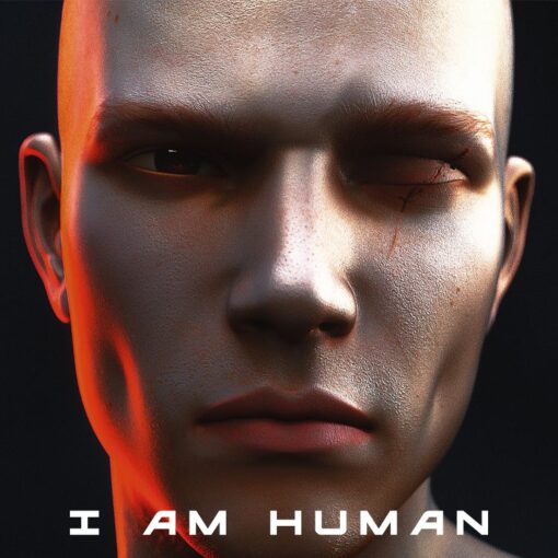 I AM HUMAN This cover art is a great fit for rock and any other music The font can be changed or customized according to your needs. The position of the Font can be changed You will also get a blank cover art (without the text and logo), which you can use in other online promotional material. This Cover Art size is 3000 x 3000 px, 300dpi, JPG/PNG and can be used on all music categories