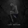 LAST REFUGE <p dir="auto">This cover art blends vintage swimmers poised on a diving board with a surreal cosmic sky and a blood-red moon, symbolizing daring dreams and otherworldly adventure.</p>