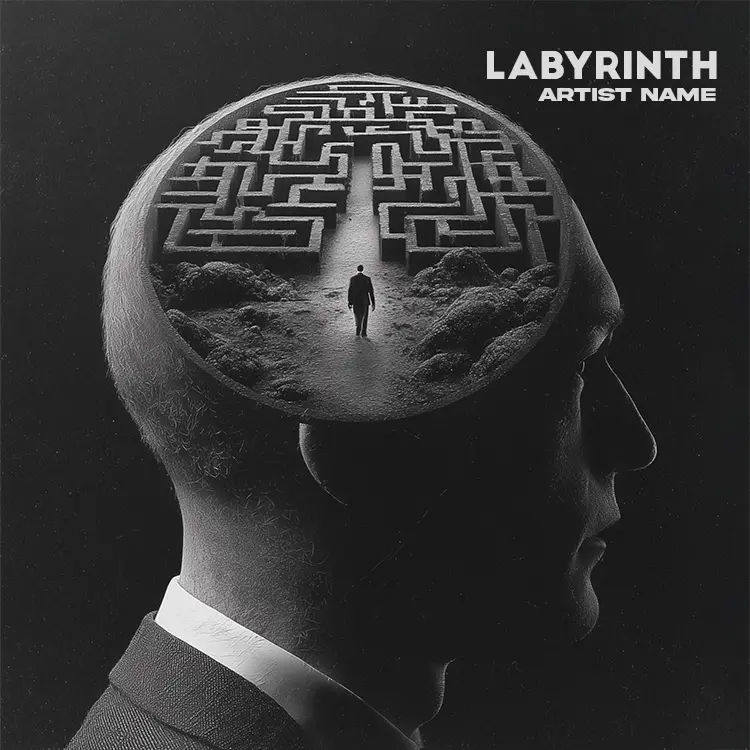 a man with a maze in his head