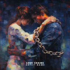 Love Chains Album Cover Art For sale is ready for immediate use, whether it's for your single track or full album. Exclusive design.