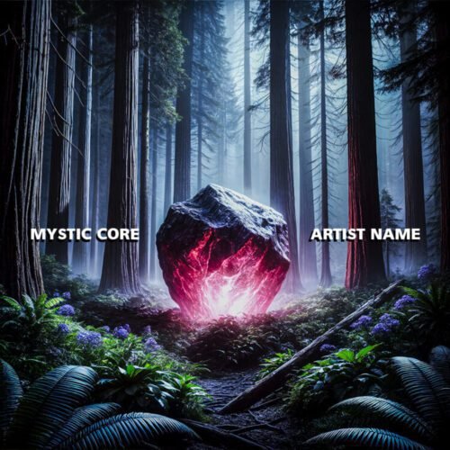 Mystic Core Album Cover - Surreal and Customizable Design for Artists