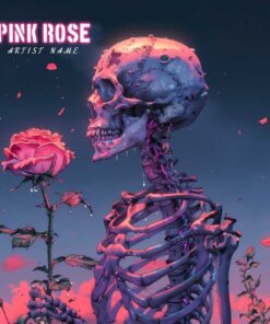 Pink Rose Cover Art ready for immediate use, whether it's for your single track or full album - Exclusive design.