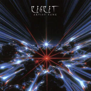 Regret Buy Album Cover Art - electronic ambient album cover design