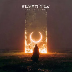 Rewritten heavy metal album cover art – dark cinematic design for metal bands