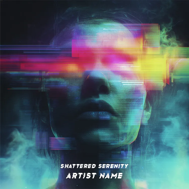 Abstract digital art with vibrant colors.