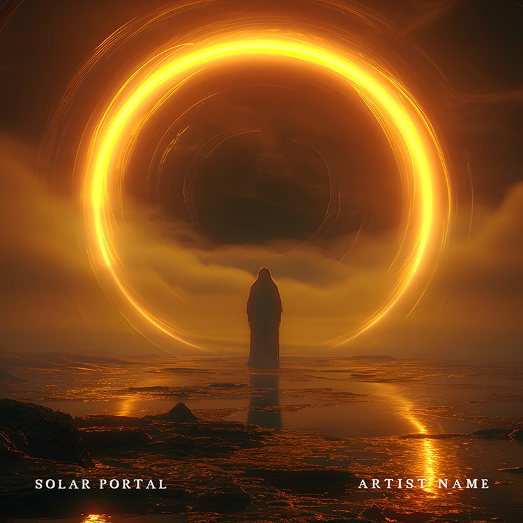 Solar Portal Cover Art ready for immediate use, whether it's for your single track or full album - Exclusive design.