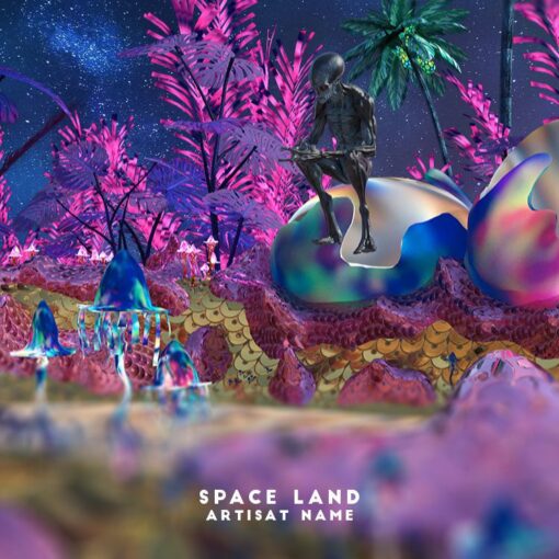 Space Land The text on the Cover Art is just a placeholder, your title and logo will be added to the design after purchase. You will also get the Cover Art image without the logo and text which you can use for other promotional contents. This Cover Art size is 3000 x 3000 px, 300dpi, JPG/PNG and can be used on all major music distribution websites