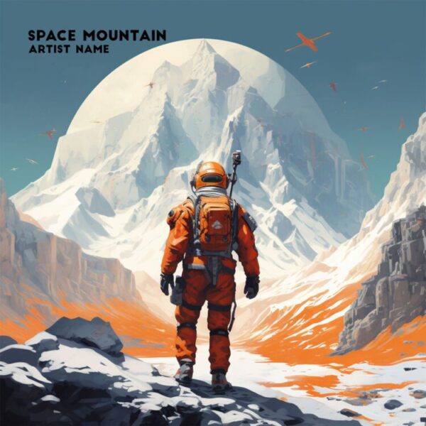 he Space Mountain Cover Art boasts versatility that harmonizes effortlessly with an expansive array of music genres. These genres encompass but are not confined to Pop, Rap, Hip Hop, R&B, Soul, Rock, Post-Rock, Punk, Indie, Alternative, Psychedelic, Ambient, Chill, Dance, Electronic, Dubstep, EDM, Hardcore, House, Techno, Trance, Fantasy, Folk, World, Dark, Metal, Heavy Metal, Thrash Metal, Metalcore, Death Metal, Doom Metal, Black Metal, Instrumental, Soundtrack, and a myriad of other music genres.