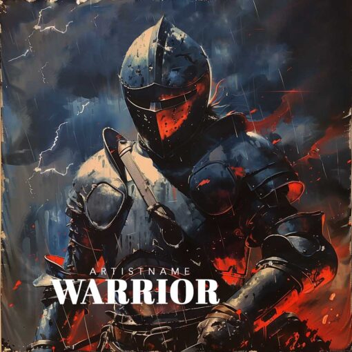 Warrior Album Cover - Exclusive and High-Resolution Design for Music Projects