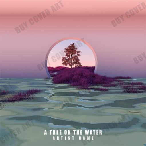 A tree on the water The text on the Cover Art is just a placeholder, your title and logo will be added to the design after purchase. You will also get the Cover Art image without the logo and text which you can use for other promotional contents. This Cover Art size is 3000 x 3000 px, 300dpi, JPG/PNG and can be used on all major music distribution websites.