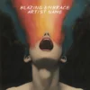 Blazing Embrace - A vibrant album cover featuring a surreal explosion of fiery colors from a human figure.