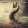 Butterfly Tornado Album Cover featuring a vibrant butterfly in a swirling sandstorm.