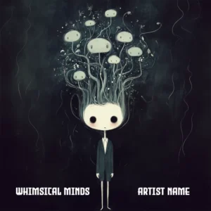 Whimsical Minds Spotify Canvas design, a surreal animated video in 1080x1920 resolution. Perfect for Spotify, TikTok, and Instagram Stories with an optional matching Album Cover Art.