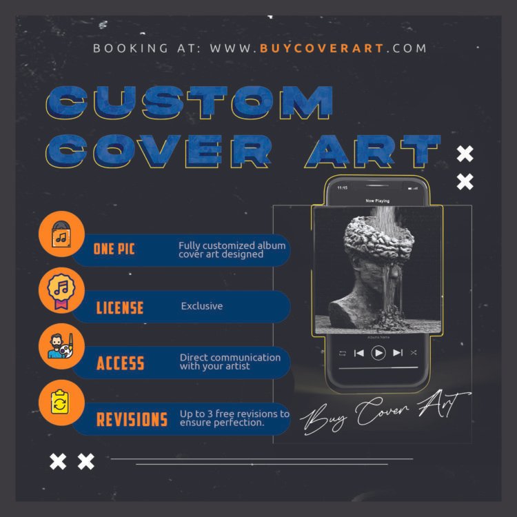 Custom Cover Art - Fully customized exclusive cover art design service for albums and singles