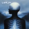 I Hear You red faceless figure flowers album cover art dark silhouette trees xray album cover art - I Hear You cinematic surreal design for post-rock and indie artists