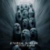 Eternal Scream - Dark Ambient Album Cover - A haunting music album cover featuring multiple screaming human heads in a dark, tunnel-like space with a faint light from above, creating a chilling atmosphere.