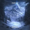 Frozen Summit Album Cover featuring a snowy mountain under a starry sky with a glowing peak.