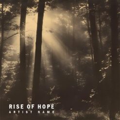 Experience the uplifting power of music with our Rise of Hope cover artwork. Inspiring and captivating.