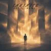 Infinite - Epic Ambient Album Cover - A transcendent music album cover featuring a figure in a vast space with towering walls and golden light.