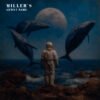 A surreal Miller's music cover art featuring a detailed portrait with abstract and artistic elements.