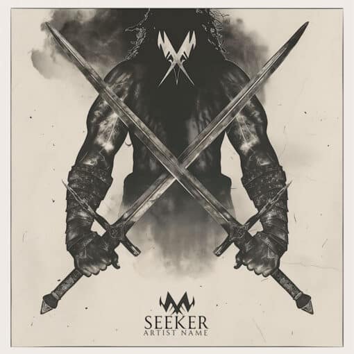 seeker The text on the Cover Art is just a placeholder, your title and logo will be added to the design after purchase. You will also get the Cover Art image without the logo and text which you can use for other promotional content. This Cover Art size is 3000 x 3000 px, 300 dpi, JPG/PNG, and can be used on all major music distribution websites