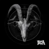 Silent Death Goatlord Ritual blank album cover artwork, customizable with title, featuring a goat skull in a ritual circle, perfect for Death Metal projects and instant download.
