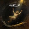 A dramatic SWERVE_Album_Cover_Art in a classical oil painting style, showing a man falling backwards into a dark cavern while a golden beam of light and rain shine from above.