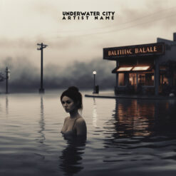 Underwater City Premade Cover Art for Sale ready for immediate use, whether it's for your single track or full album. Exclusive design.